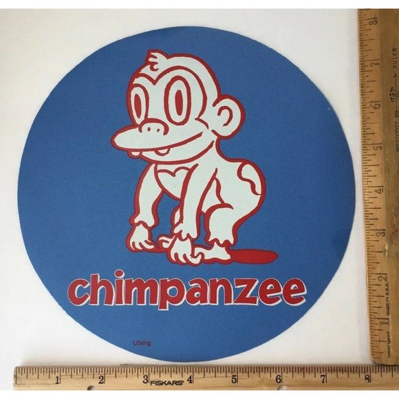 Cranium Hullabaloo Children Game Blue Chimpanzee Circle Foot Mat Floor Pad 2004 - Picture 3 of 3